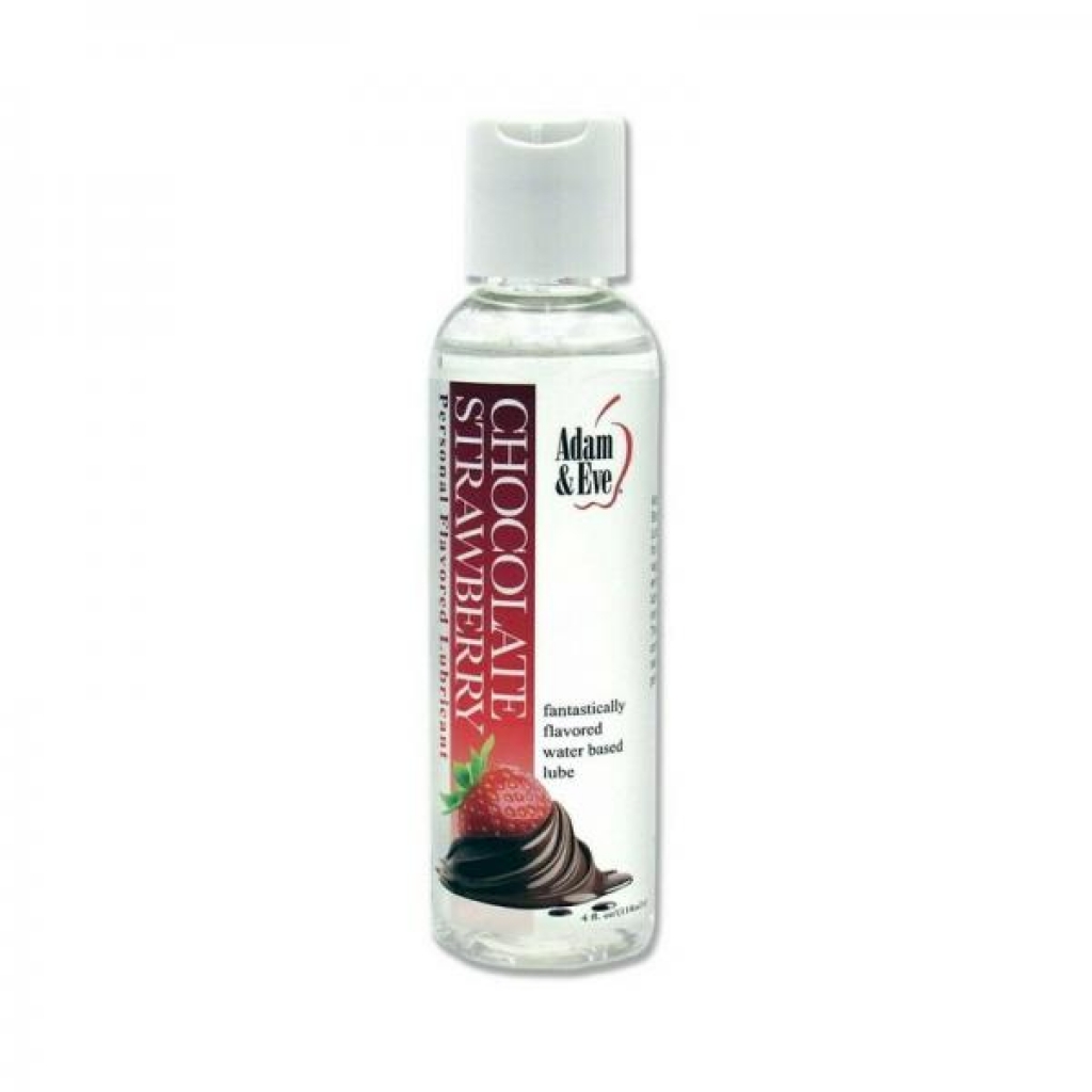 Adam & Eve Flavored Lubricant Chocolate Strawberry 4 Oz. - Lubricants