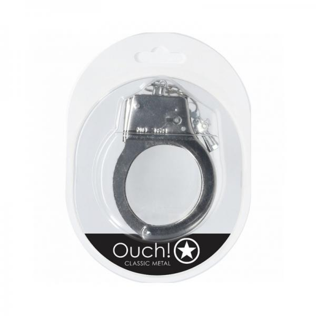 Ouch! Classic Metal Handcuffs - Silver