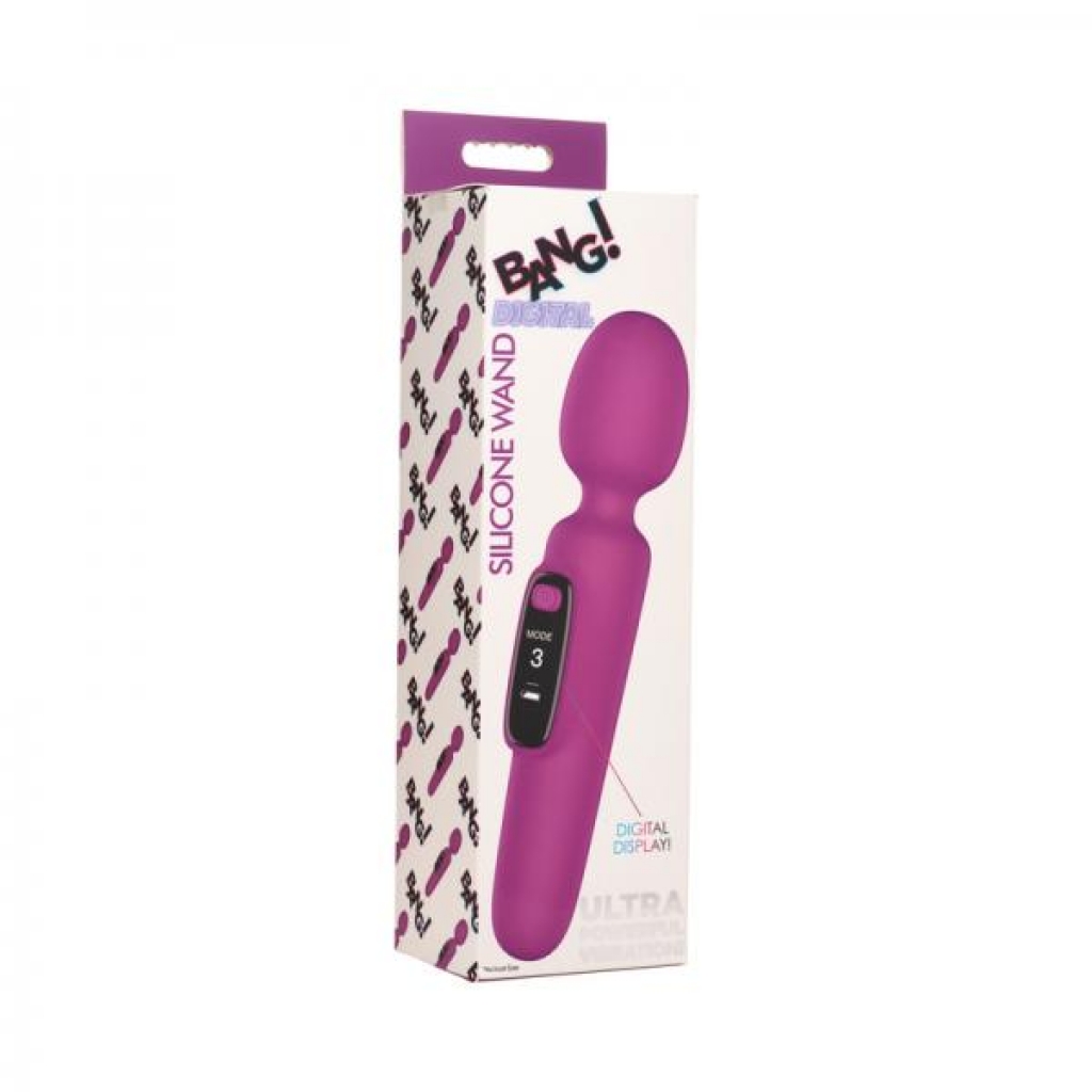 Bang! Digital Silicone Wand Vibrator