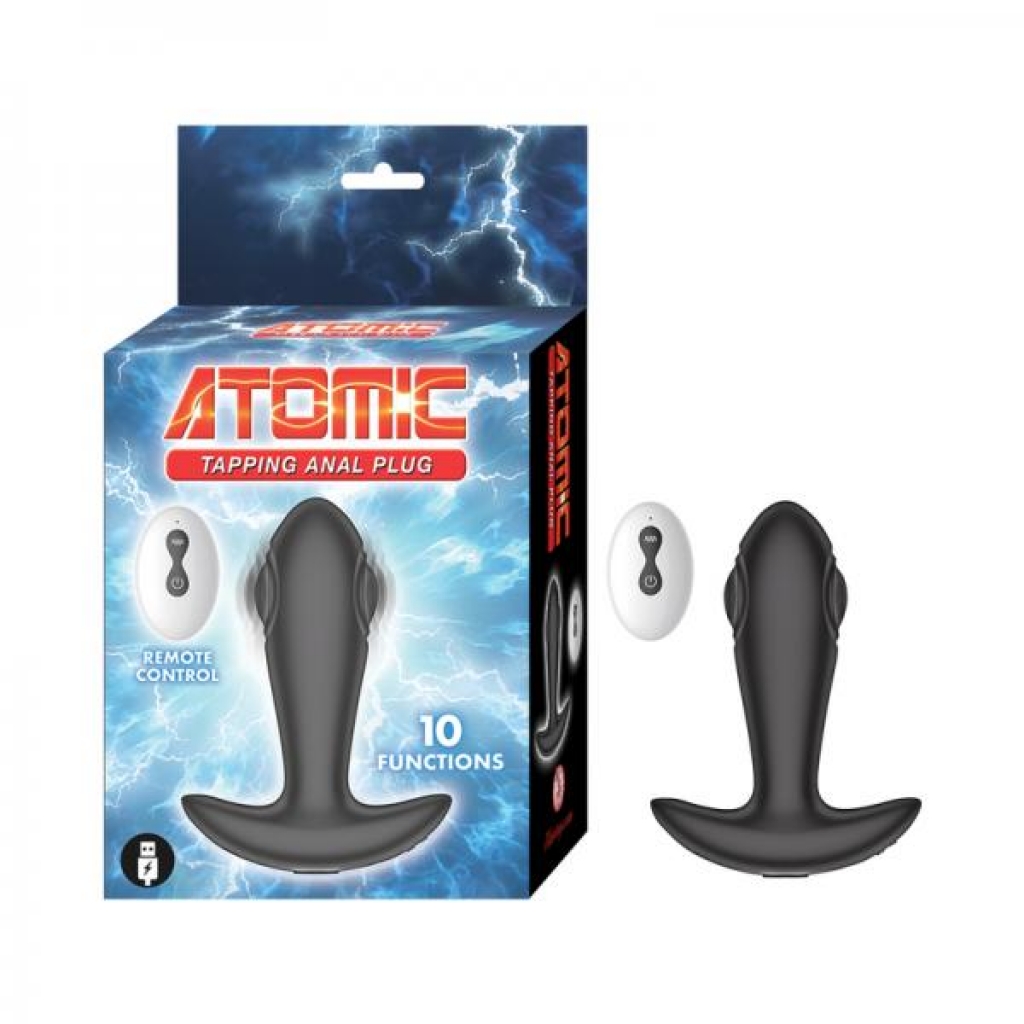 Atomic Tapping Anal Plug - Black