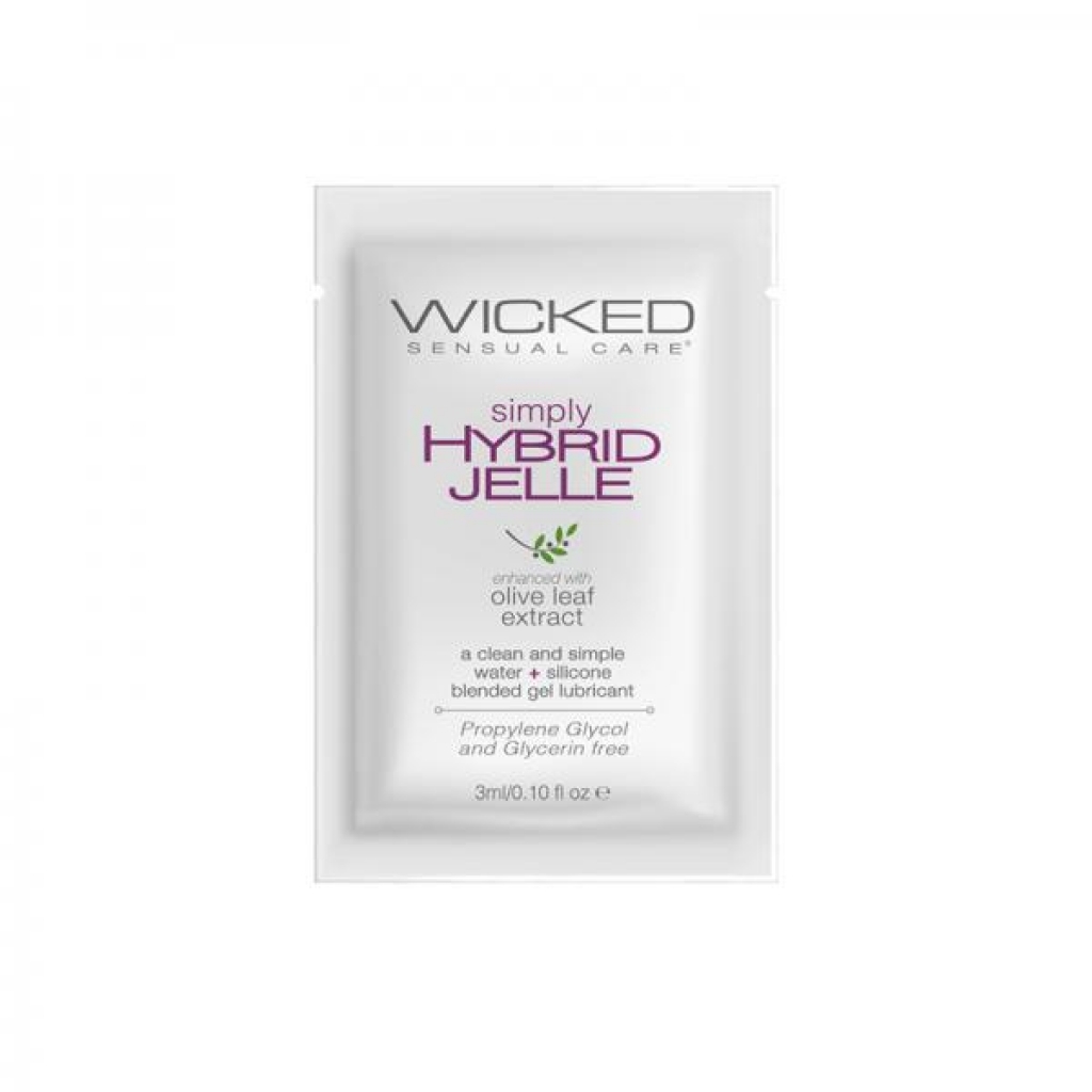 Wicked Simply Hybrid Jelle Packets - 144 Count for Endless Pleasure